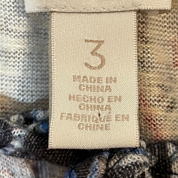 Chicos Top Women XL Orange Lace Floral Feminine Boho Western Concert Mature 80s - Picture 3 of 14